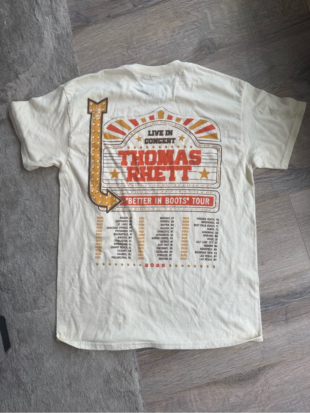 Thomas Rhett Official Tour Tee